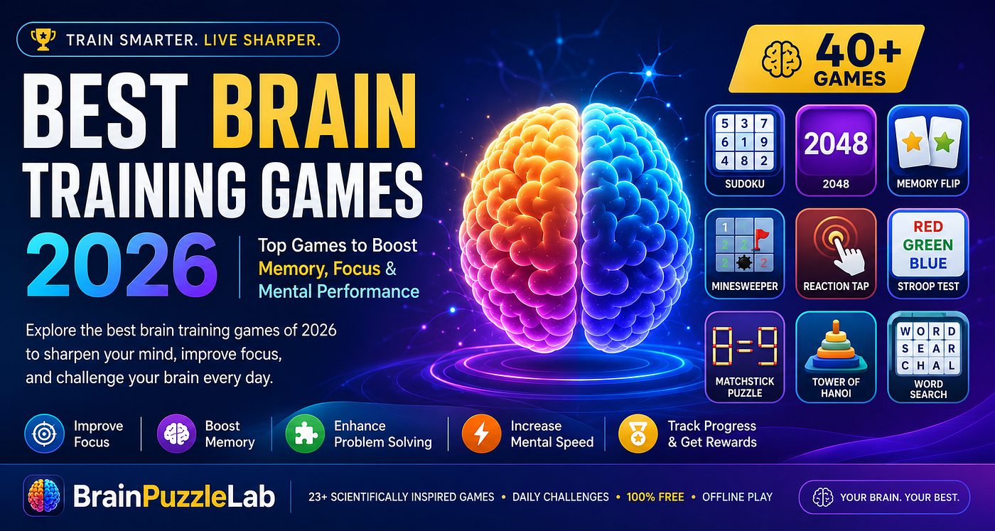 Best Brain Training Games in 2026 for Memory Boost