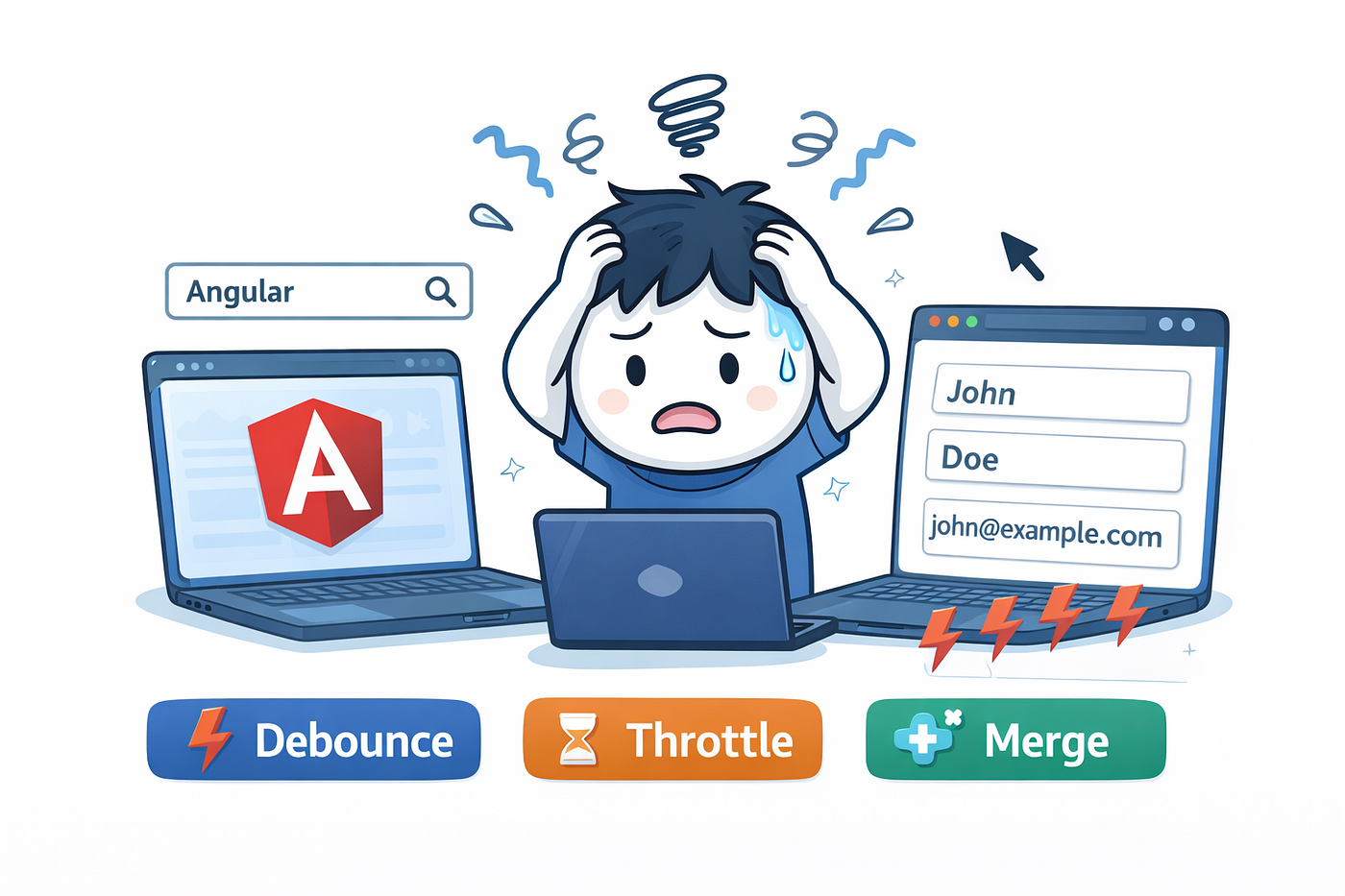 Angular Signals Without the Headache: Debounce, Throttle, and Merge Made Simple