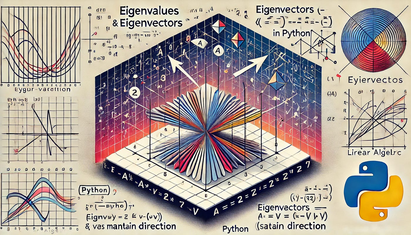 A Deep Dive into Eigenvalues and Eigenvectors in Python: Mathematical  Formulation and Implementation | by Netcoincapital Official | Medium