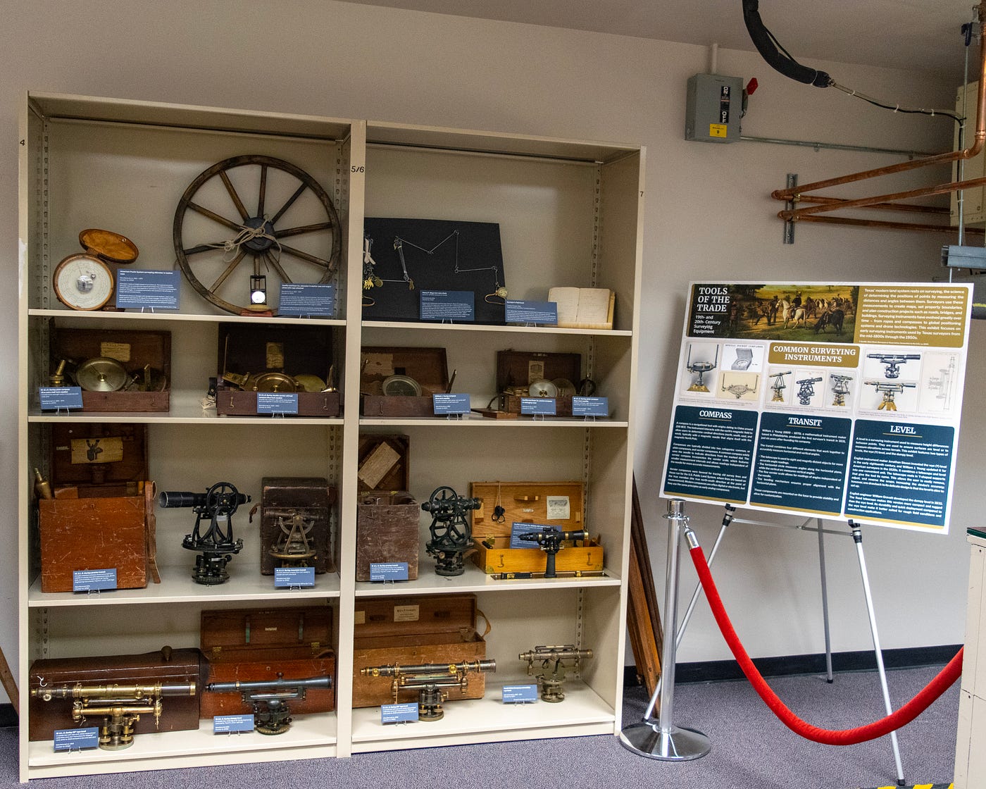 Texas General Land Office Unveils New Antique Surveying Instruments Exhibit