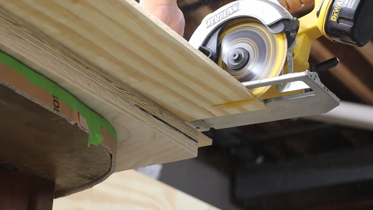 Giant DIY shelves. Use 2x4s, plywood, and pocket hole…, by Andrew Reuter, Project Lab