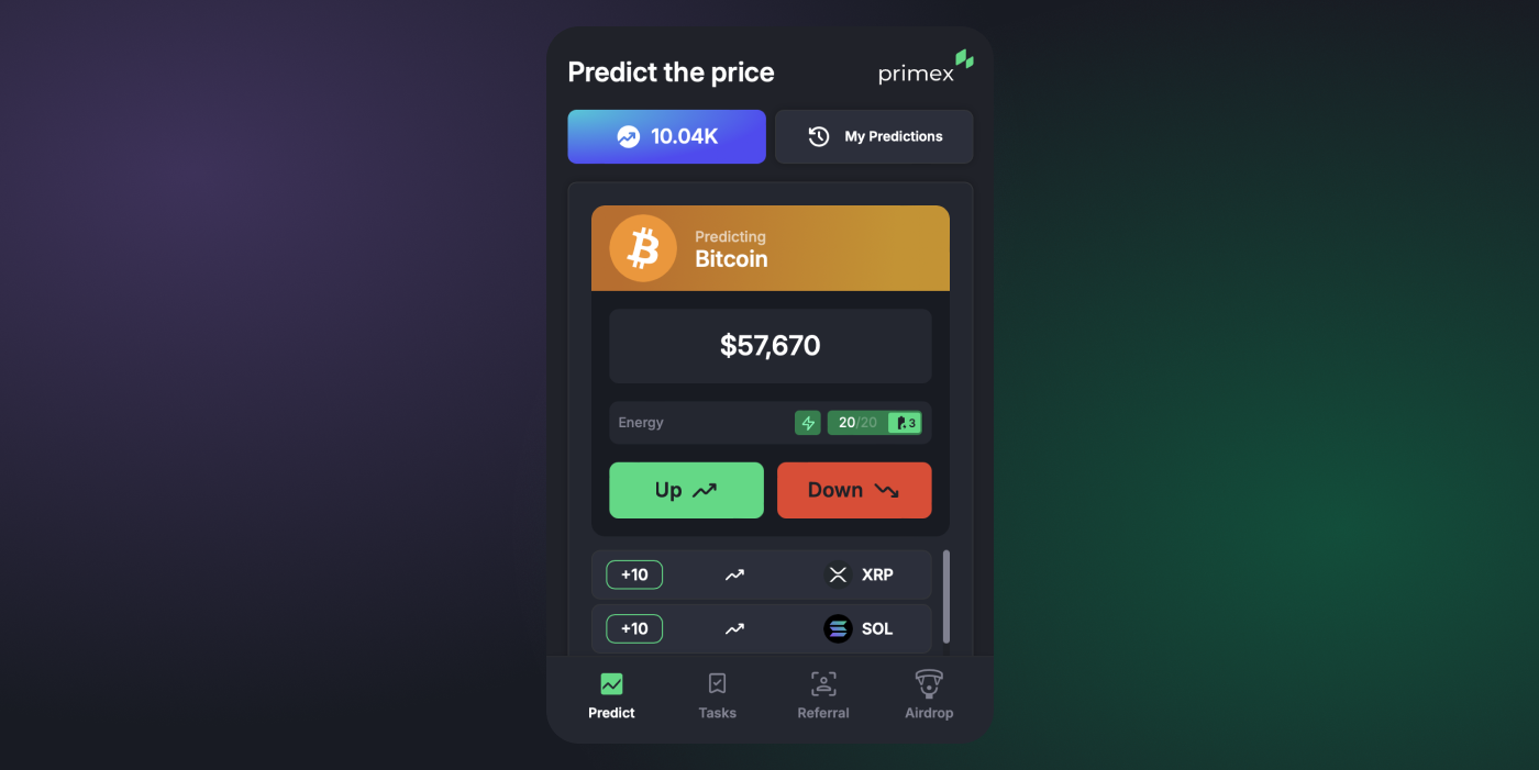 Primex PricePulse Is Live: Predict Digital Asset Prices, Earn Points and  Get Rewards | by primex.finance | primex.finance | Medium