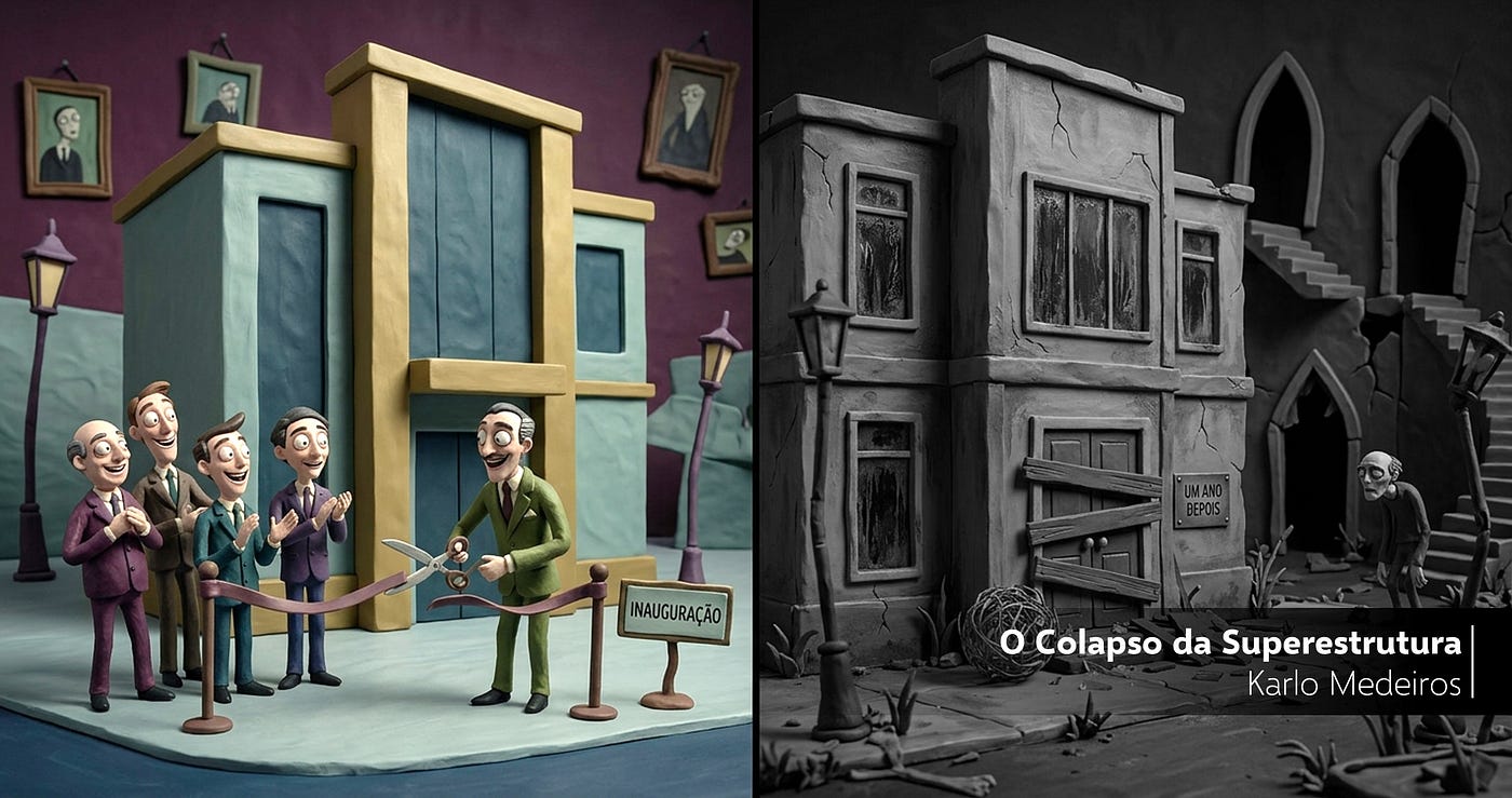 O Colapso da Superestrutura: Por que construir mais não significa governar melhor
