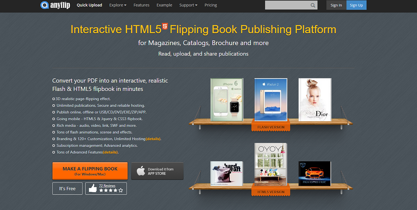 Creating a Flip Book Online for Free (3 Top Software in Comparison