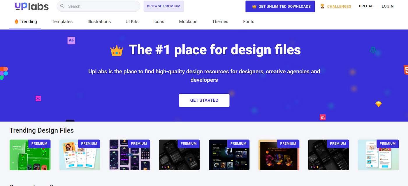 Gaming Website Design - UpLabs