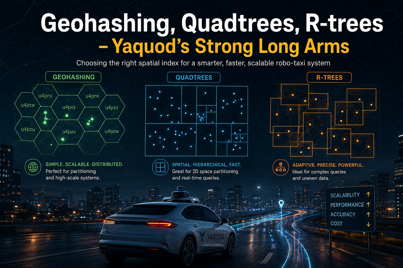 Geohashing, Quadtrees, R-trees — Yaquod’s Strong Long Arms
