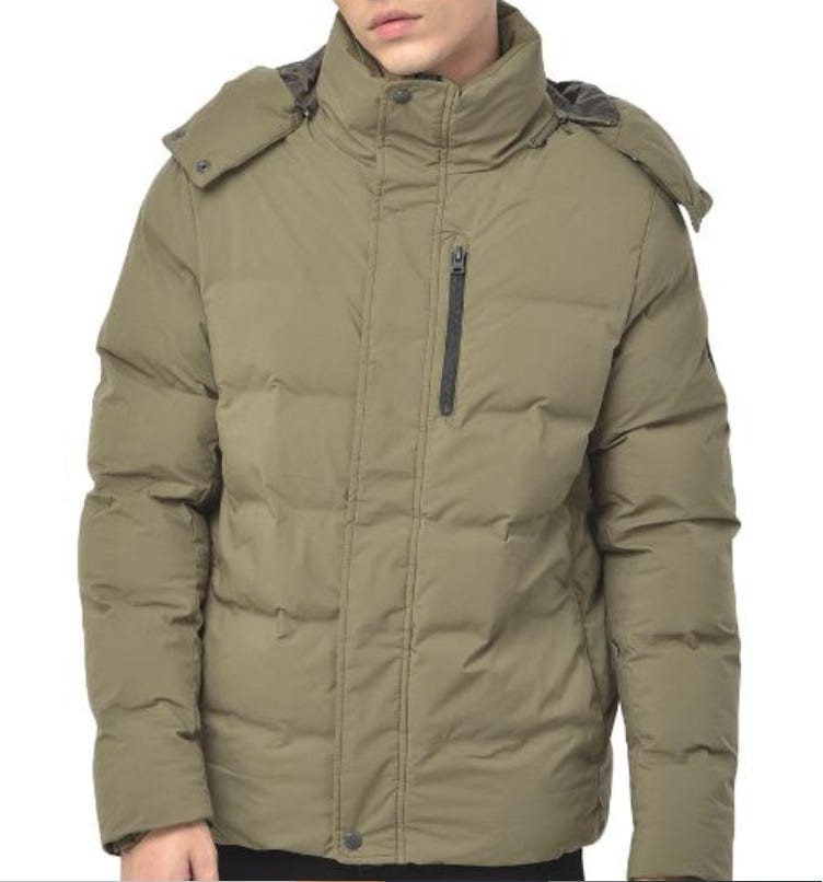 Duck feather cheap jacket woodland