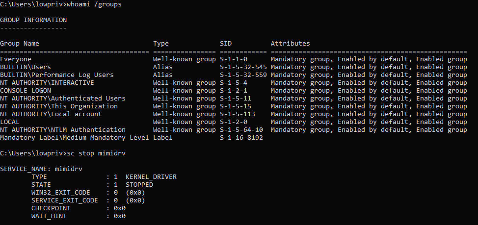 Mimidrv In Depth: Exploring Mimikatz's Kernel Driver | by Matt