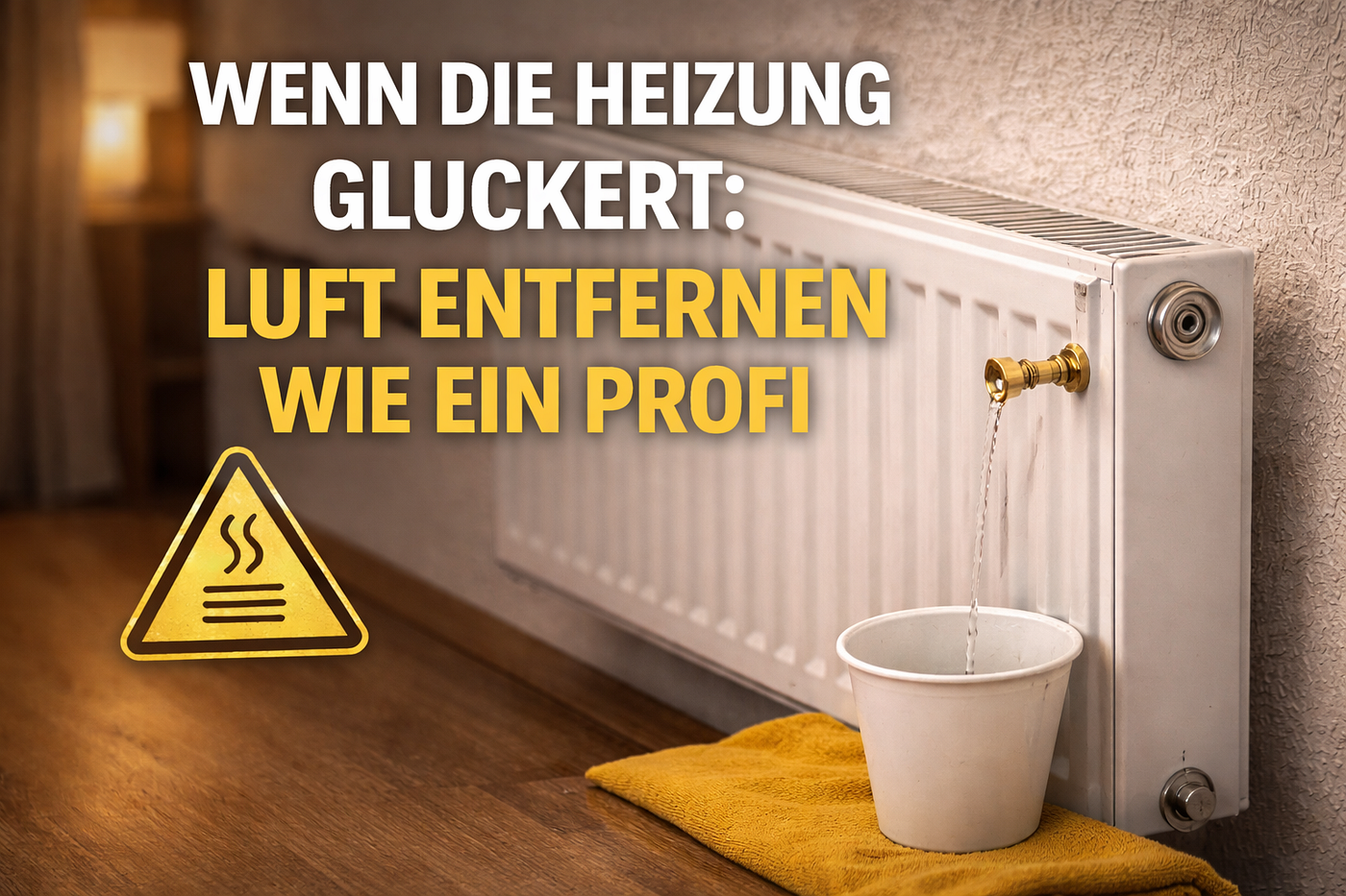 Wenn die Heizung gluckert: Luft entfernen wie ein Profi