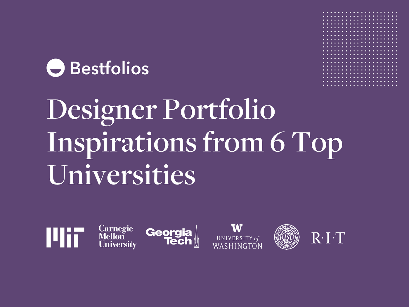 6 inspirational UX design portfolios created by our graduates