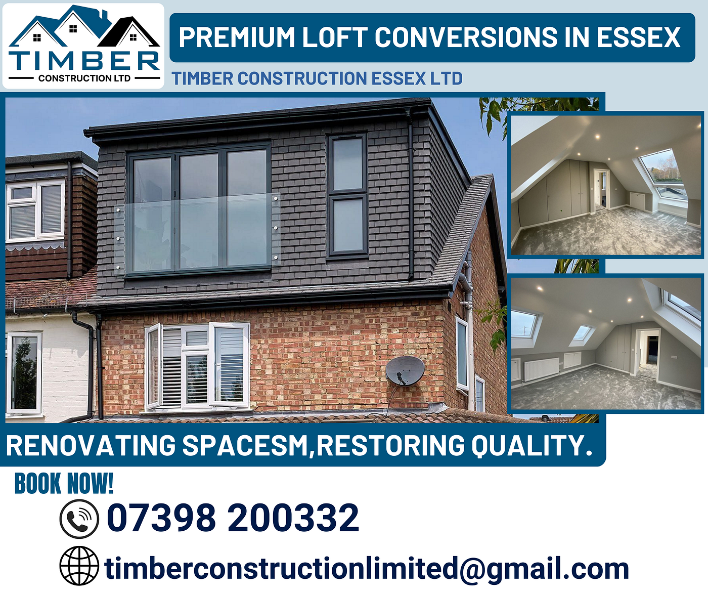 Loft Conversions in Essex — Complete Guide by Timber Construction Essex Ltd