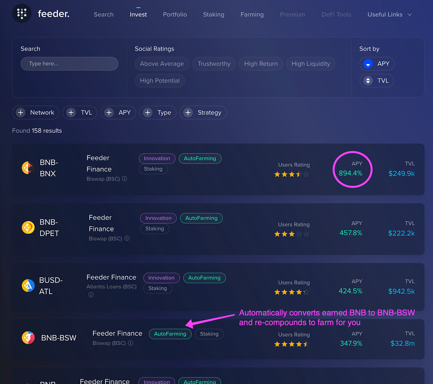 Manage Your Crypto Portfolio with Feeder.Finance | by Ryan | Medium