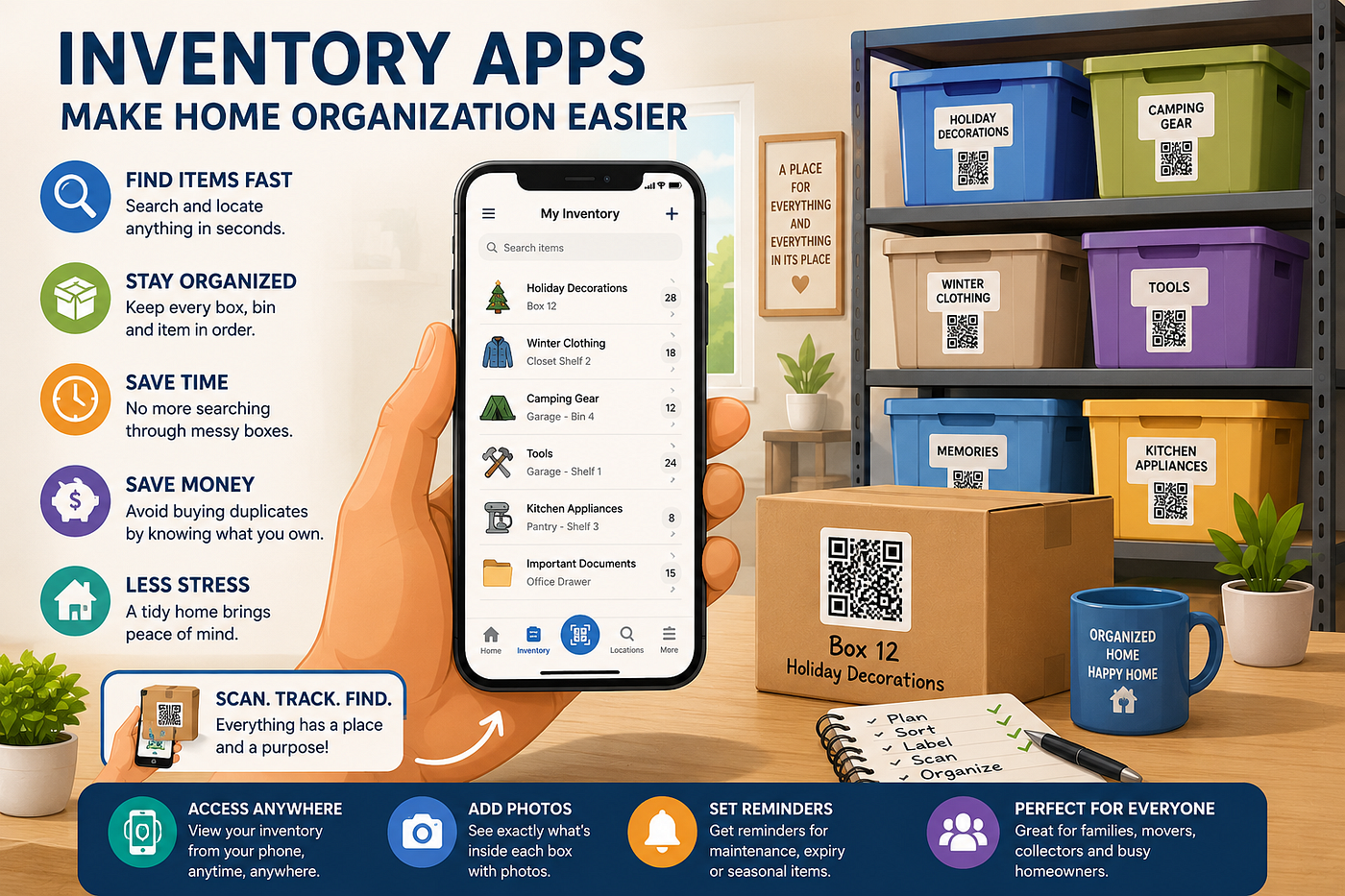 How Inventory Apps Make Home Organization Easier