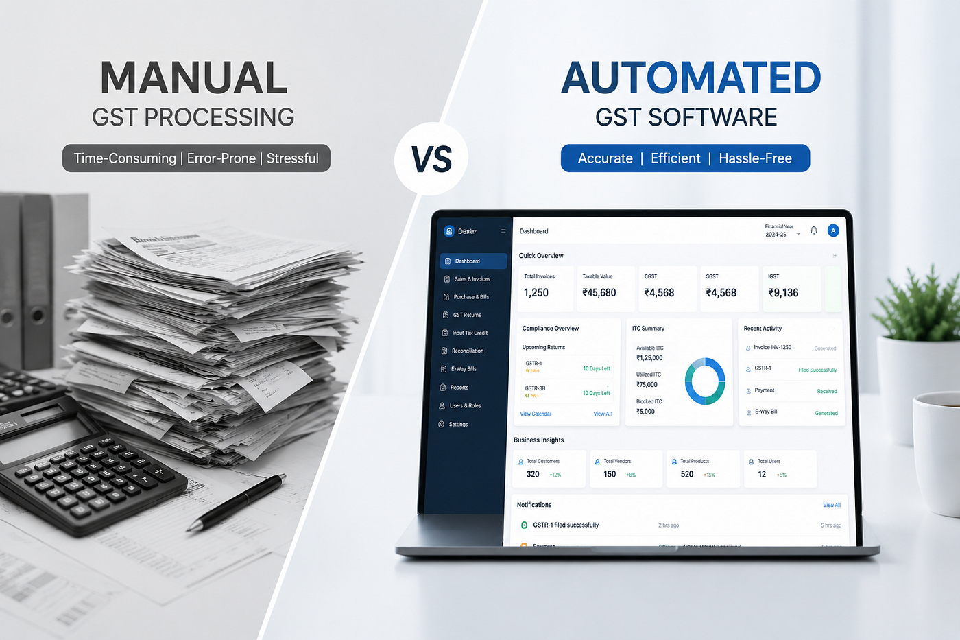 Manual GST Processing vs Automated GST Software: Which Is Better?