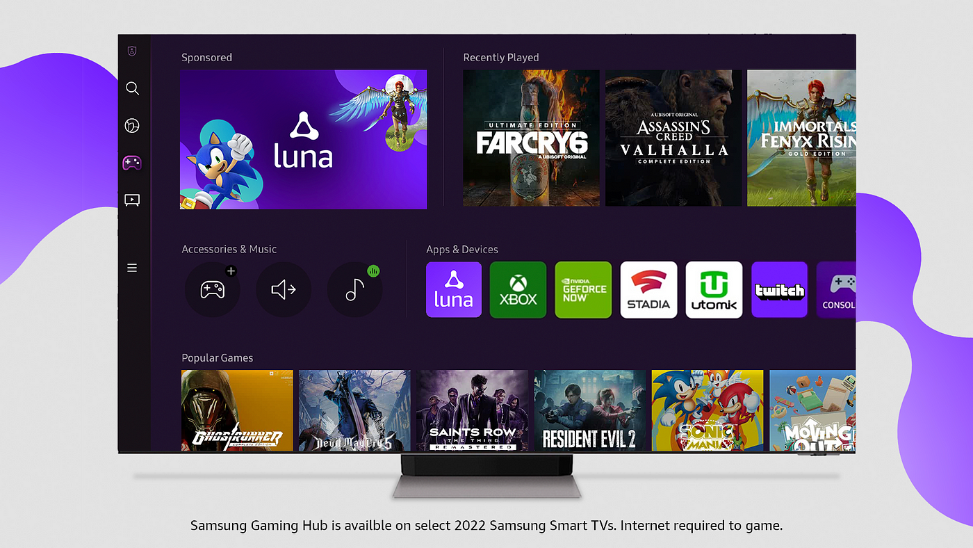 Amazon and Samsung Team Up to Launch Luna on Samsung Gaming Hub | by Team  Luna | Amazon Luna