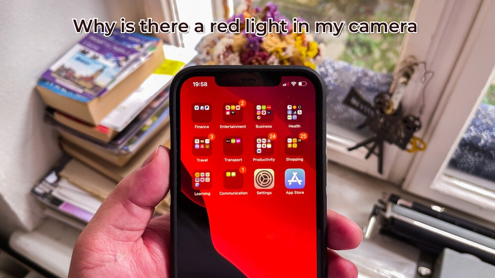 Why is there a red light on my phone near the camera? | by Nevaeh Morton |  Medium