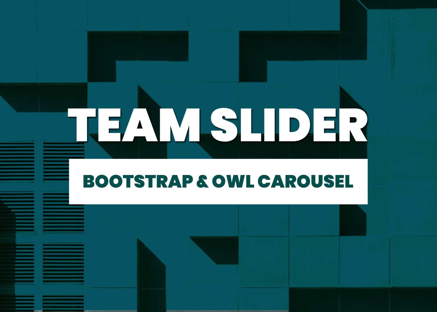 Responsive Team Slider Using Bootstrap & Owl Carousel | by Divinector |  Medium