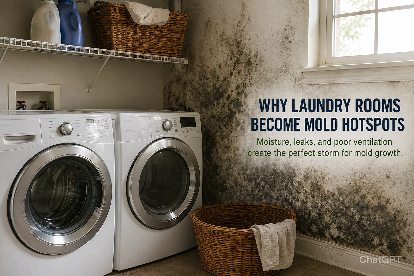 Why Laundry Rooms Grow Hidden Mold