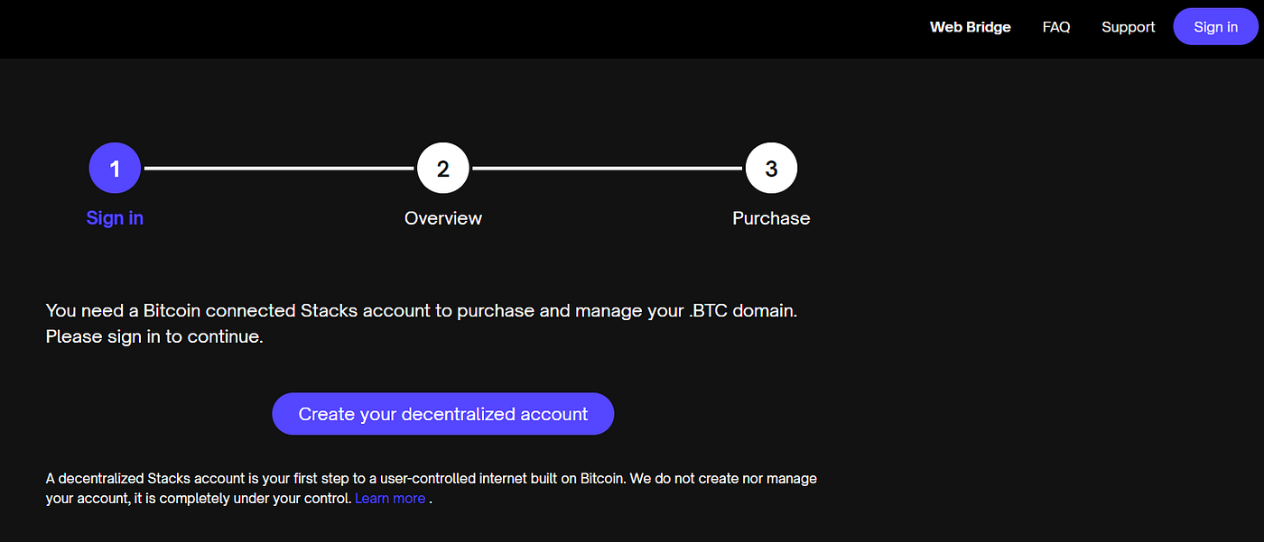 Creating BNS .btc with Stacks. BNS is often referred to as either… | by  DesktopCommando | Medium