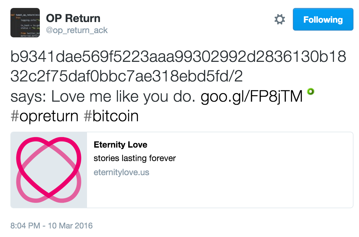 The return of OP_Return. Bitcoin is a digital money, meaning… | by Shayan  Eskandari | Medium