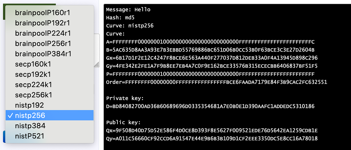 ECDSA and C#. Overall, Microsoft has been a little… | by Prof Bill Buchanan  OBE FRSE | Medium