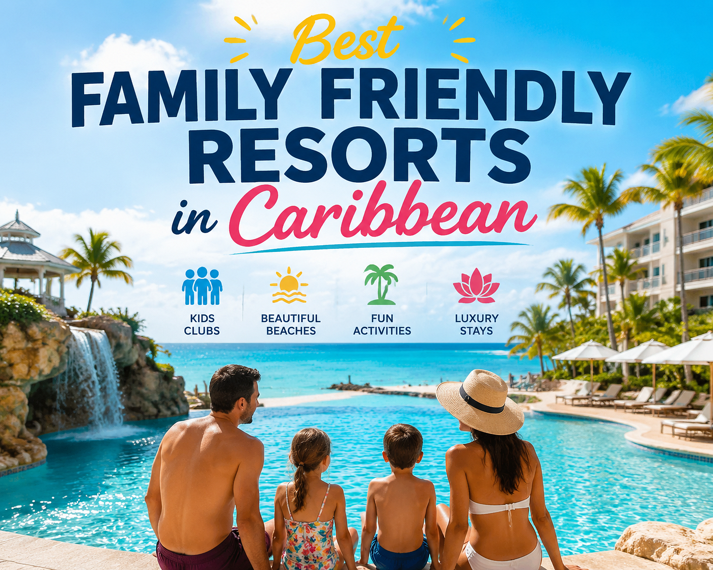 Best Family Friendly Resorts in Caribbean That Offer Kids Clubs, Beaches & Luxury