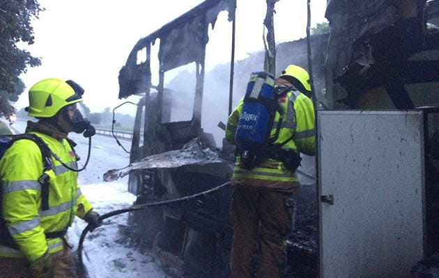 Family survives horsebox fire (Horse & Hound)