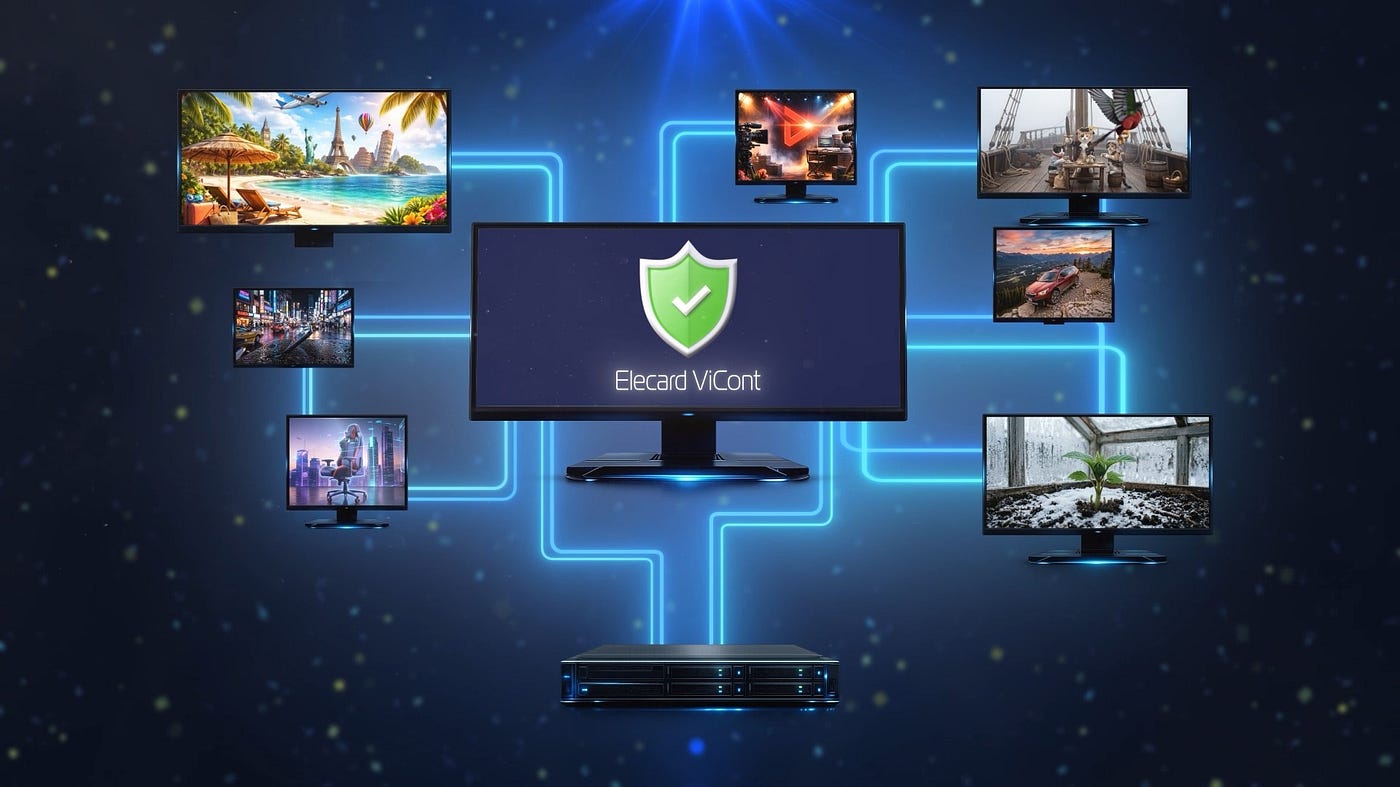 Meet Elecard ViCont — Digital Signage Under Full Control