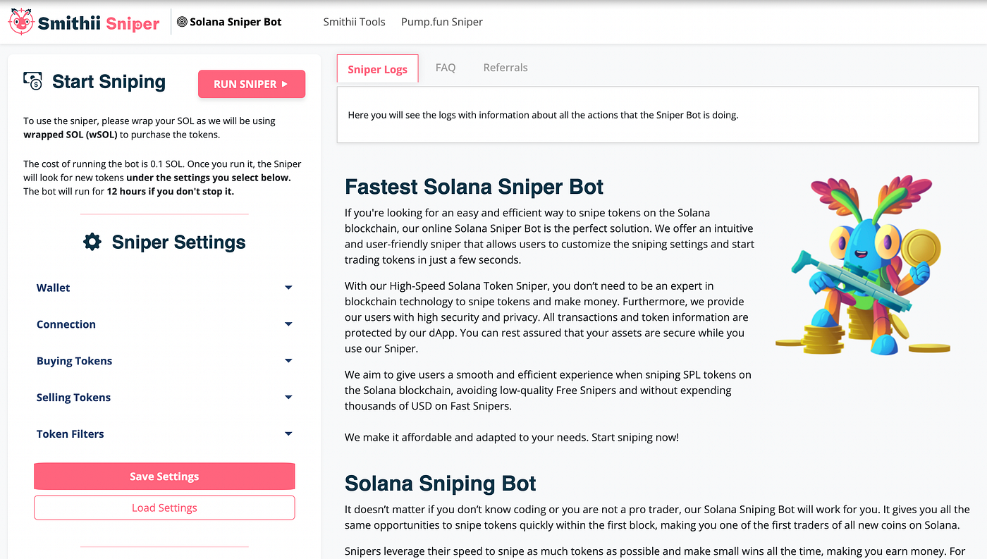Top 5 + 1 BEST SOLANA SNIPER BOT (under my personal experience) | by Jorge  Rodríguez (Smithii) | Medium