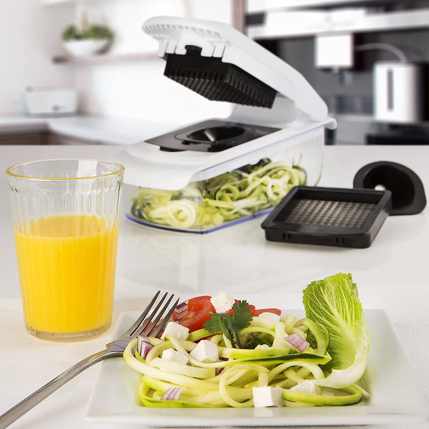 Fullstar Vegetable Chopper — Spiralizer Vegetable Slicer — Onion