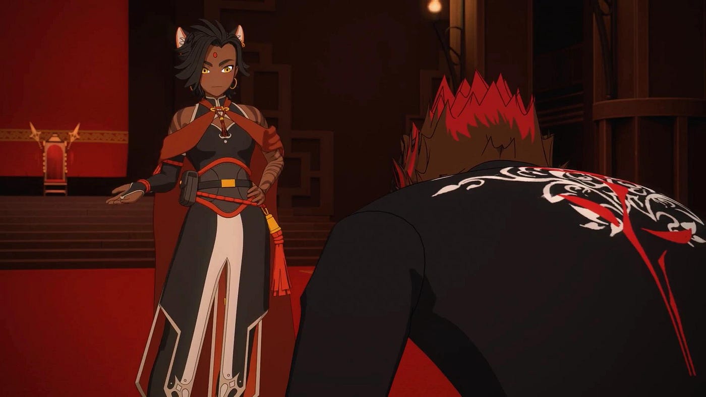 RWBY: FAUNUS, RACE AND SIENNA KHAN