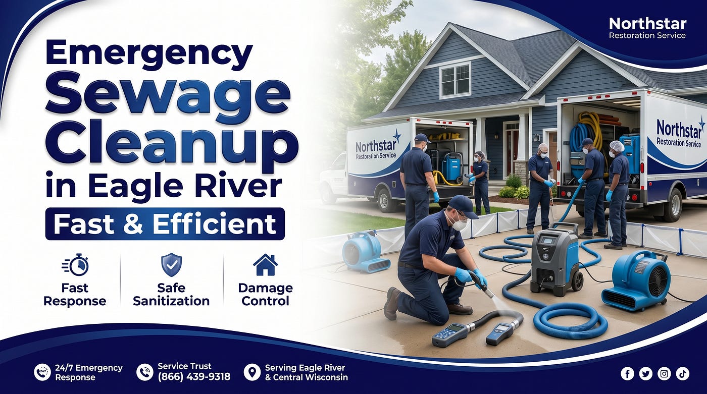 Emergency Sewage Cleanup in Eagle River: Why Fast Action Matters