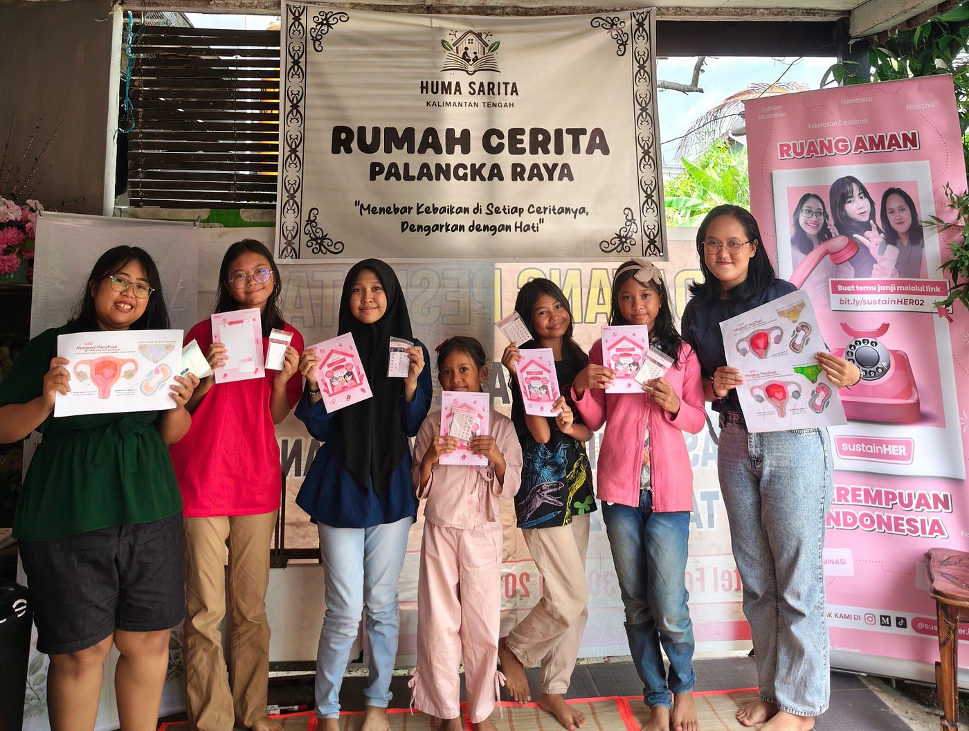 Press Release: Berkolaborasi dengan Huma Sarita Kalteng Sosialisasi Menstruasi dan Kehamilan