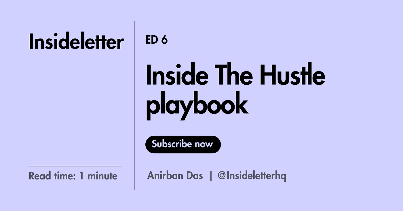 Inside The Hustle playbook