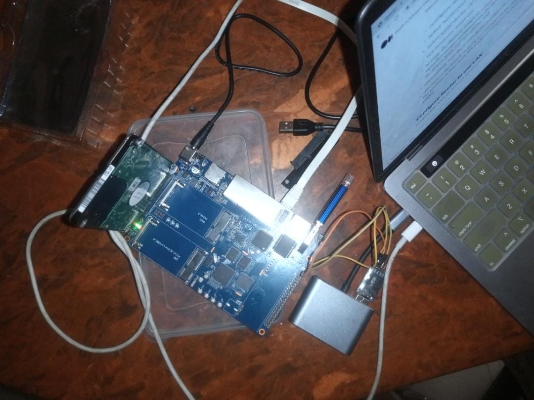 Installing Openwrt (Linux Operating System) on Bananapi r64 Router