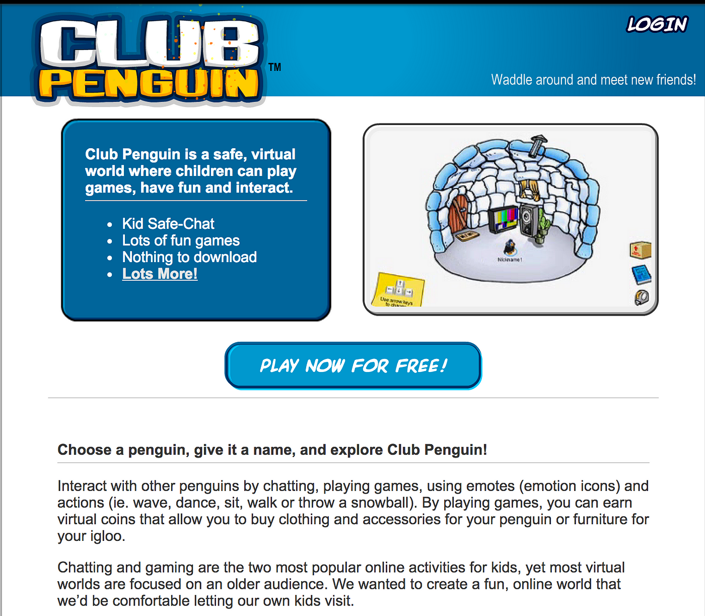 Club Penguin: An Introduction To Classism