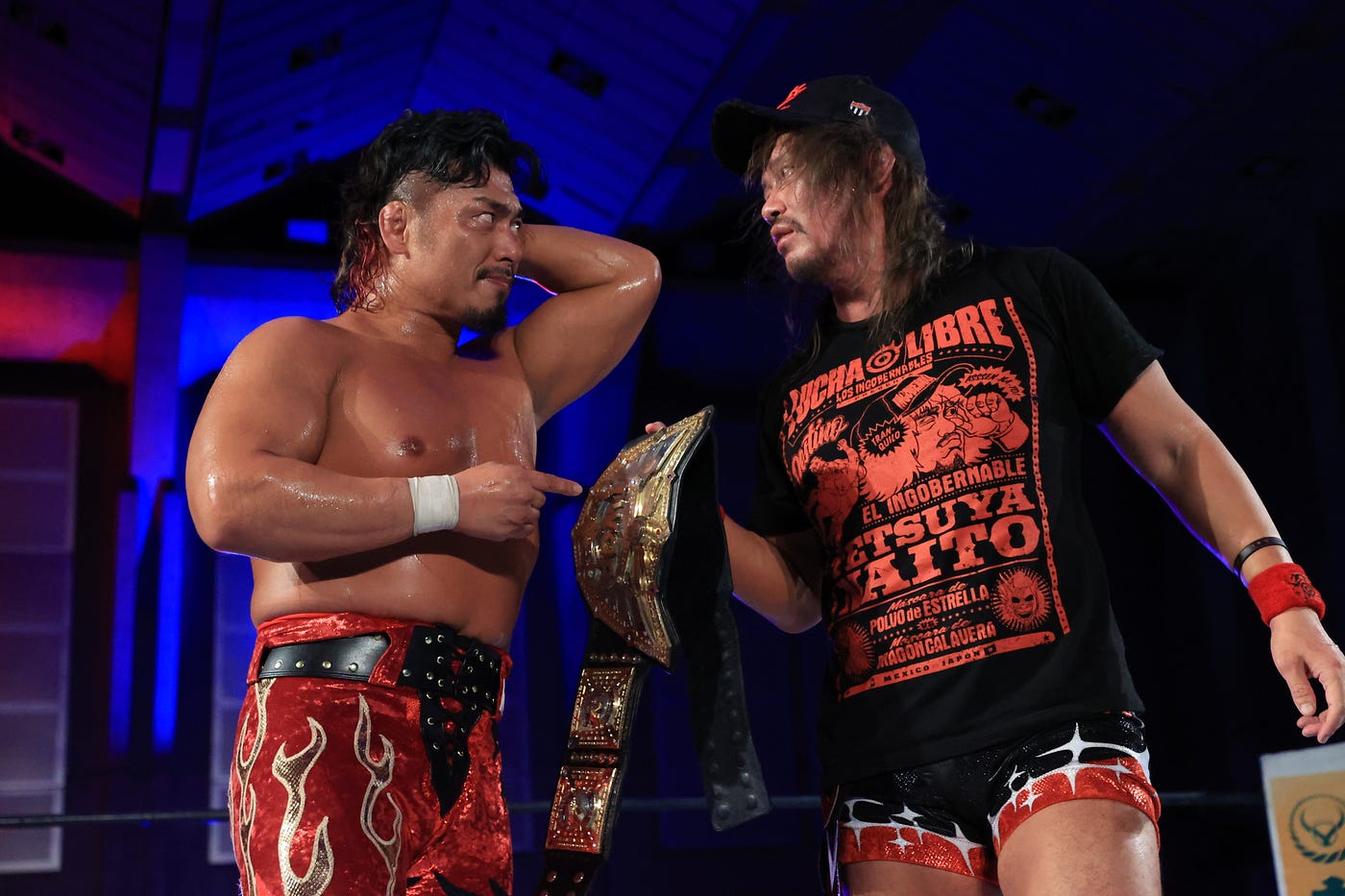 Dragon roars to draw in anniversary bout | NEW JAPAN PRO-WRESTLING