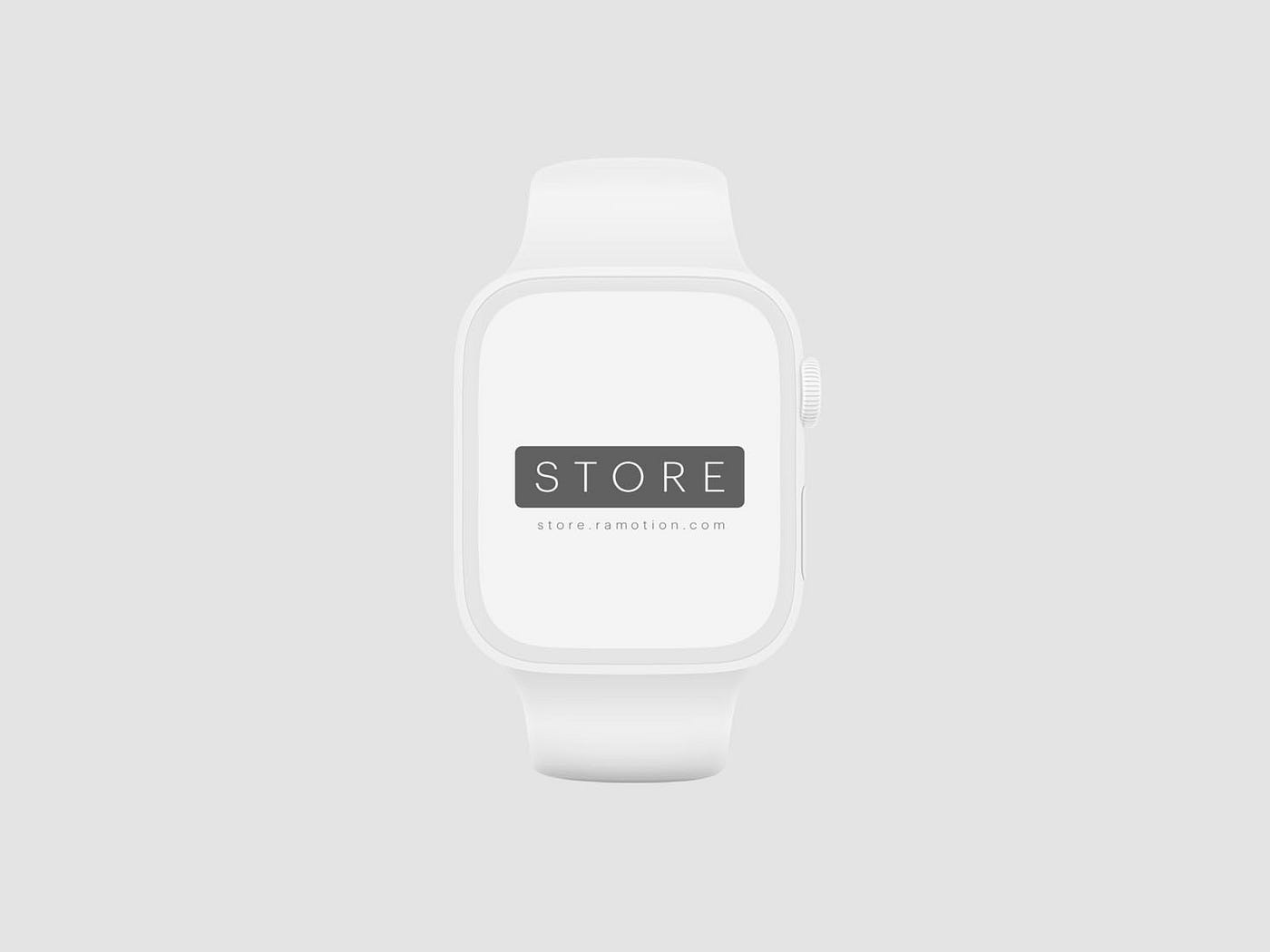 Apple smart watch mock up ai vector  UIDownload