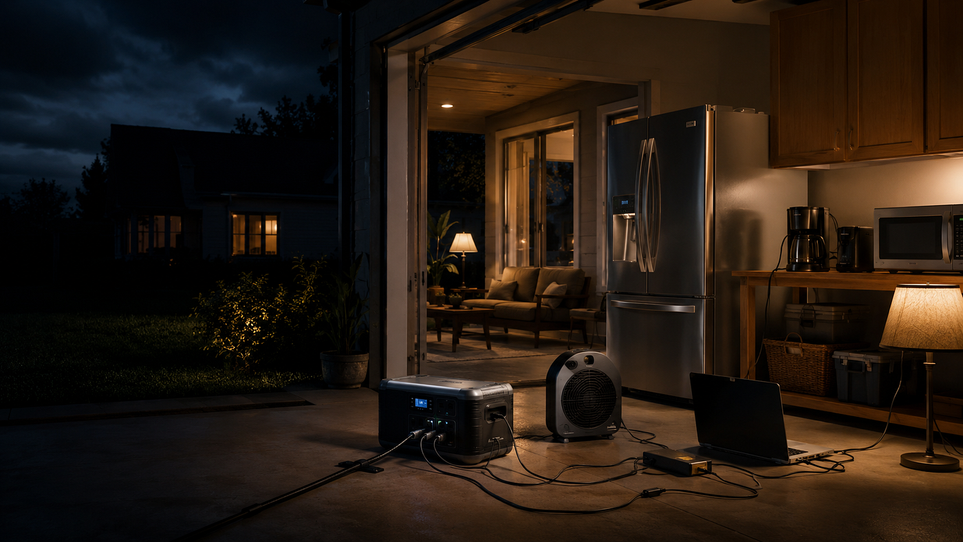 The First Night of a Blackout: Which Appliances Drain a Home Battery Faster Than Expected?