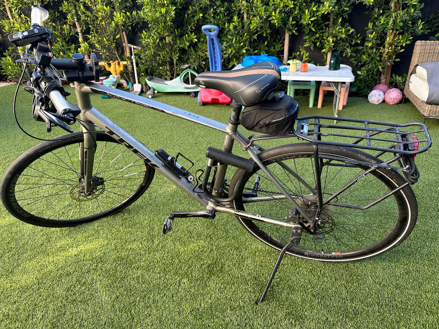 My ideal bike setup. When I started biking, it was on a used…, by Michael  Schneider