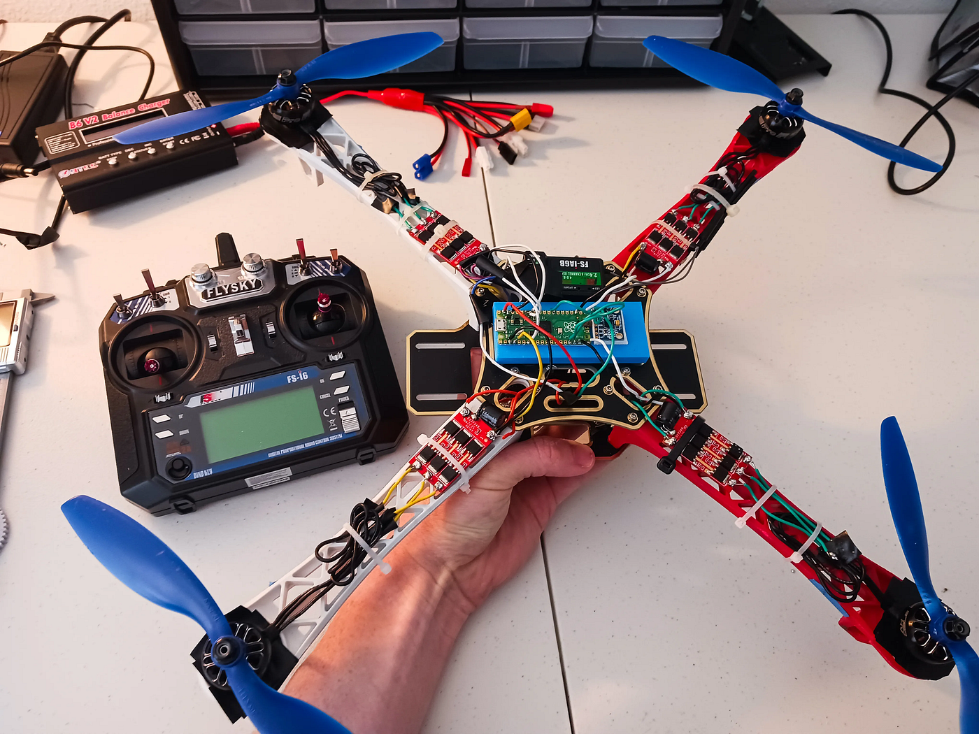 Taking Flight with the Raspberry Pi Pico & MicroPython: DIY Quadcopter Drone  | by Tim Hanewich | Medium