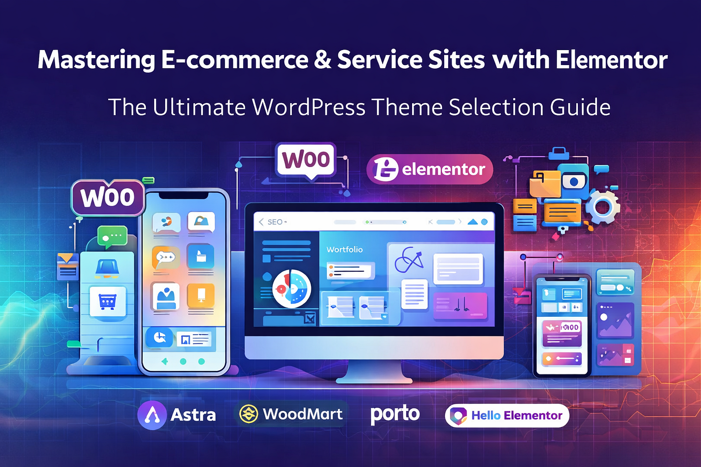 Mastering E-commerce & Service Sites with Elementor | WordPress Theme Selection Guide
