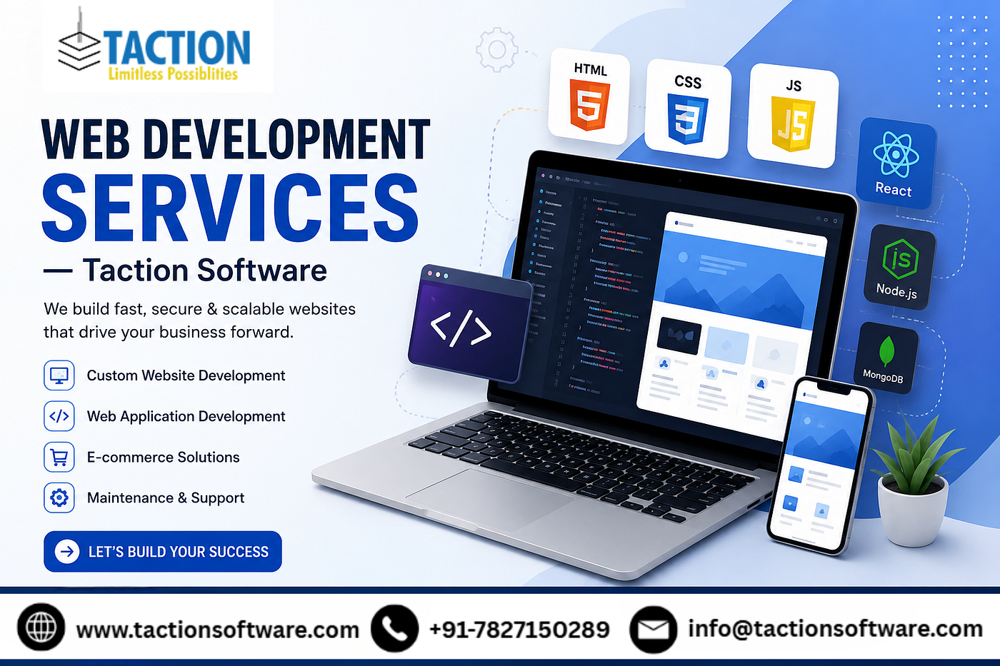 Web Development Services — Taction Software: Transforming Businesses with Innovative Web Solutions