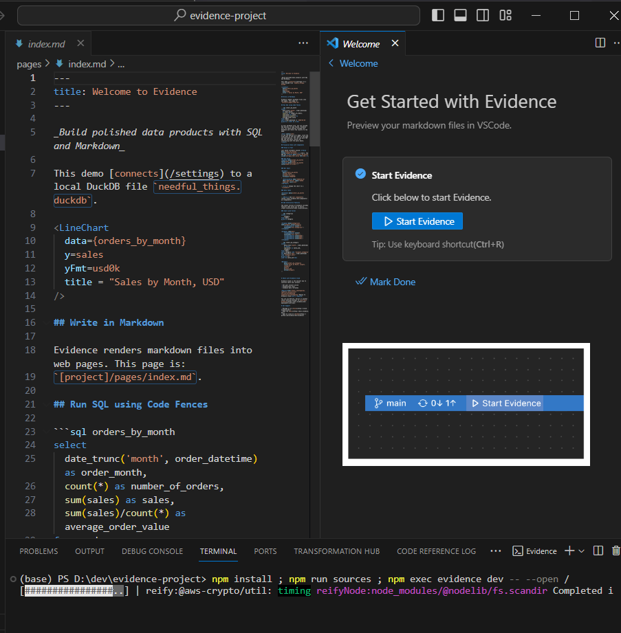 Revolutionize Data Product Development with Evidence | by Felix Gutierrez |  Data Engineer Things