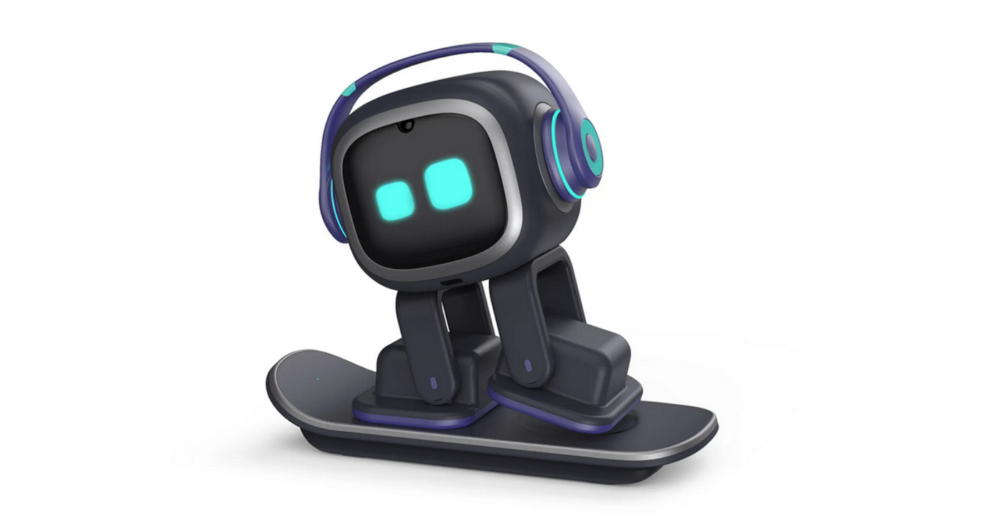 EMO LivingAI 卓上ロボットペット Amazon.com: EMOPET AI Desk Robot Companion - ChatGPT Enabled
