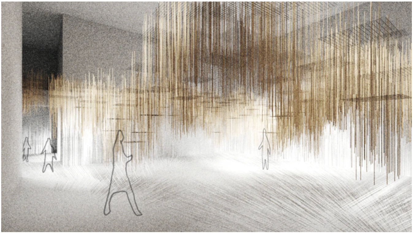 アート・デザイン・音楽 Ode to Happiness Art Installation: Rising Like a Cloud, Falling Like Rain, a