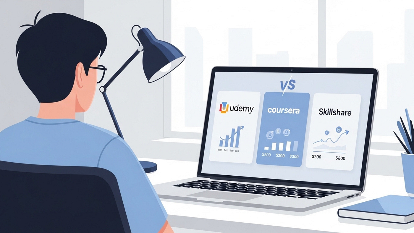 Udemy vs Coursera vs Skillshare: Which Online Learning Platform Is Best in 2026?