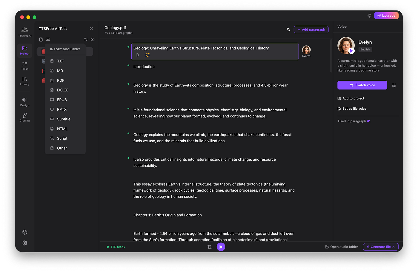 TSFinally, a Document-Level TTS with Zero Limits (And No Sign-Up)