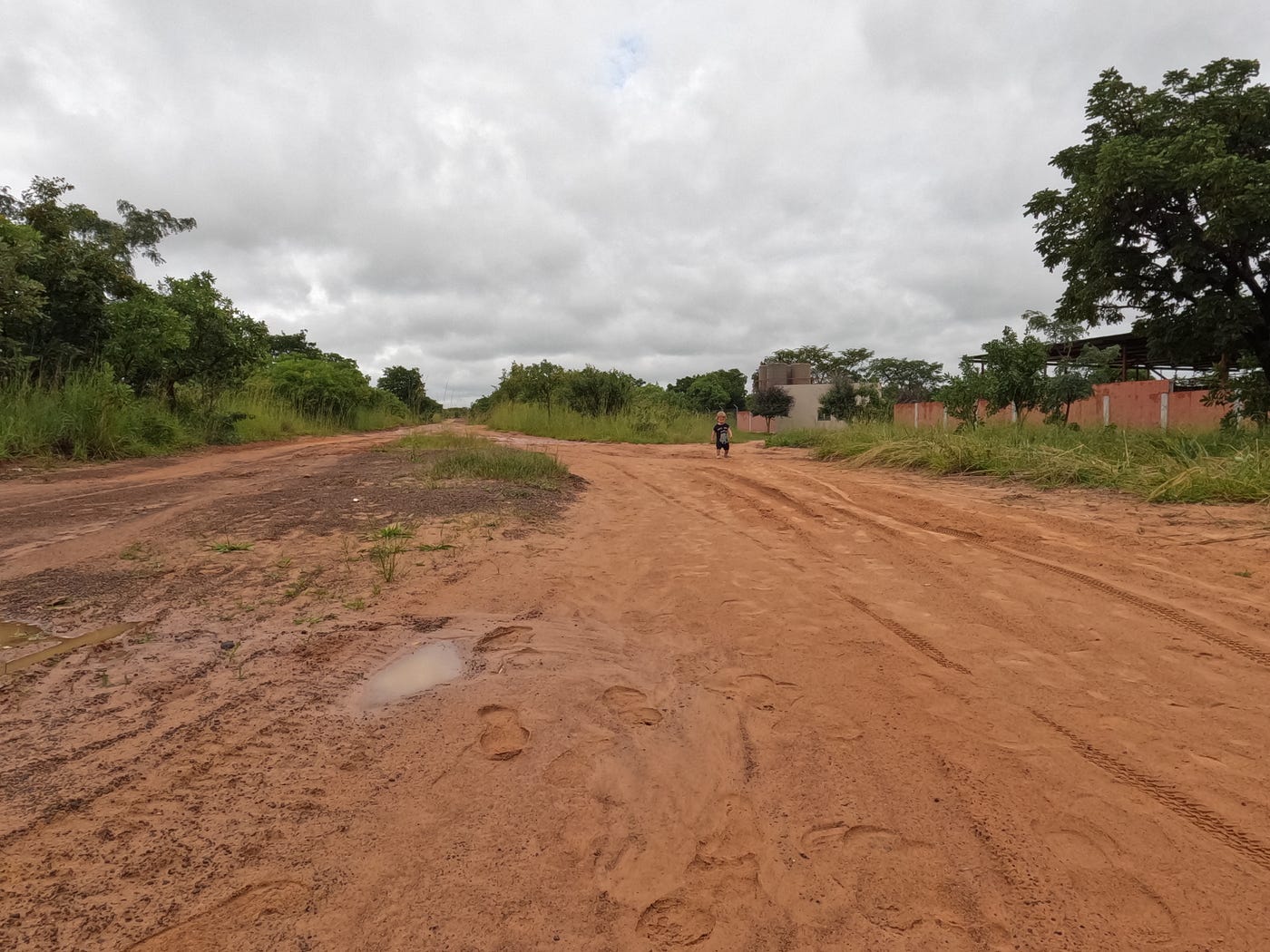 On the dirt trail just outside the property we were staying at. | Photo credit: Anne Bonfert